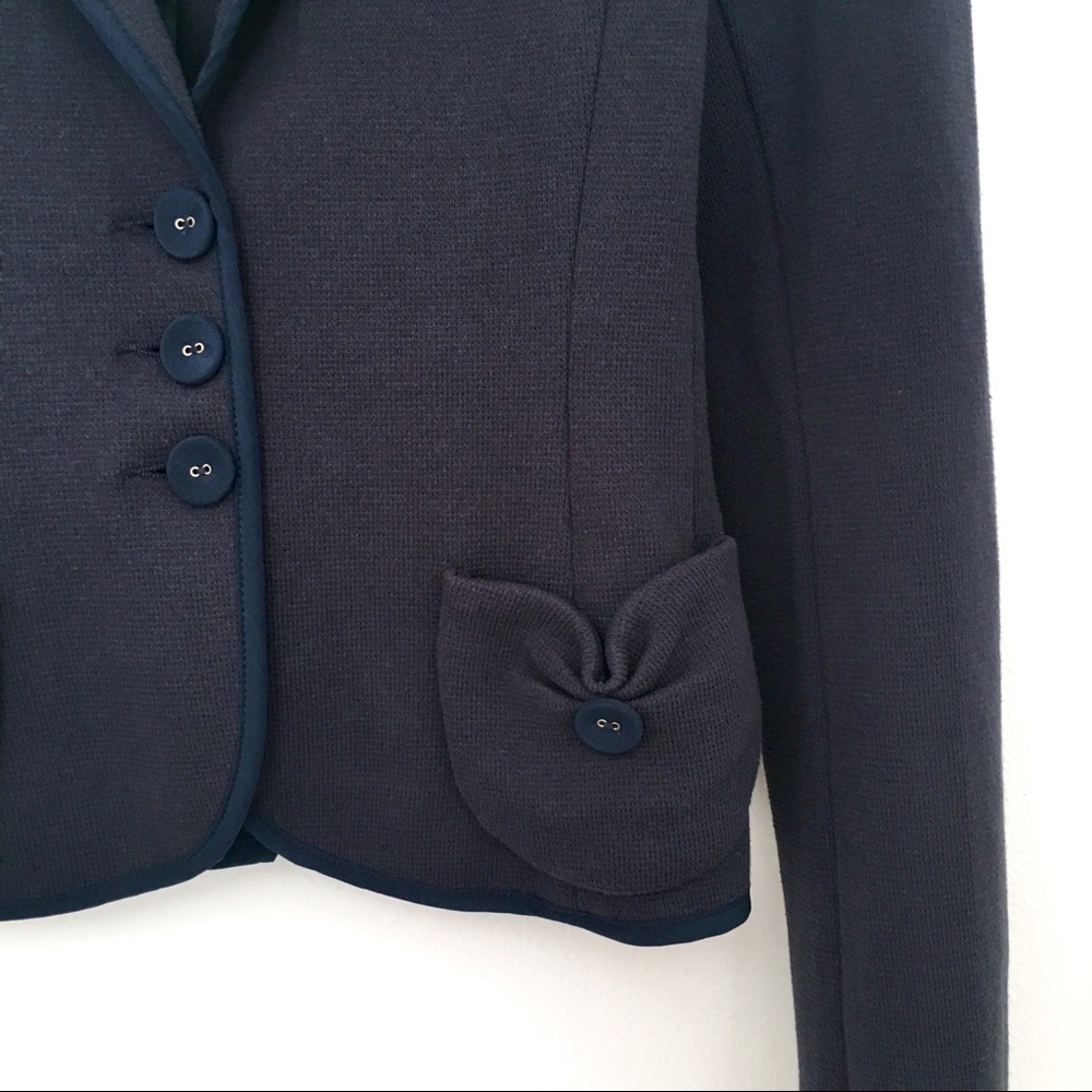 Nanette Lepore “No Contest” Ruched Pocket Blazer - Picture 3 of 7